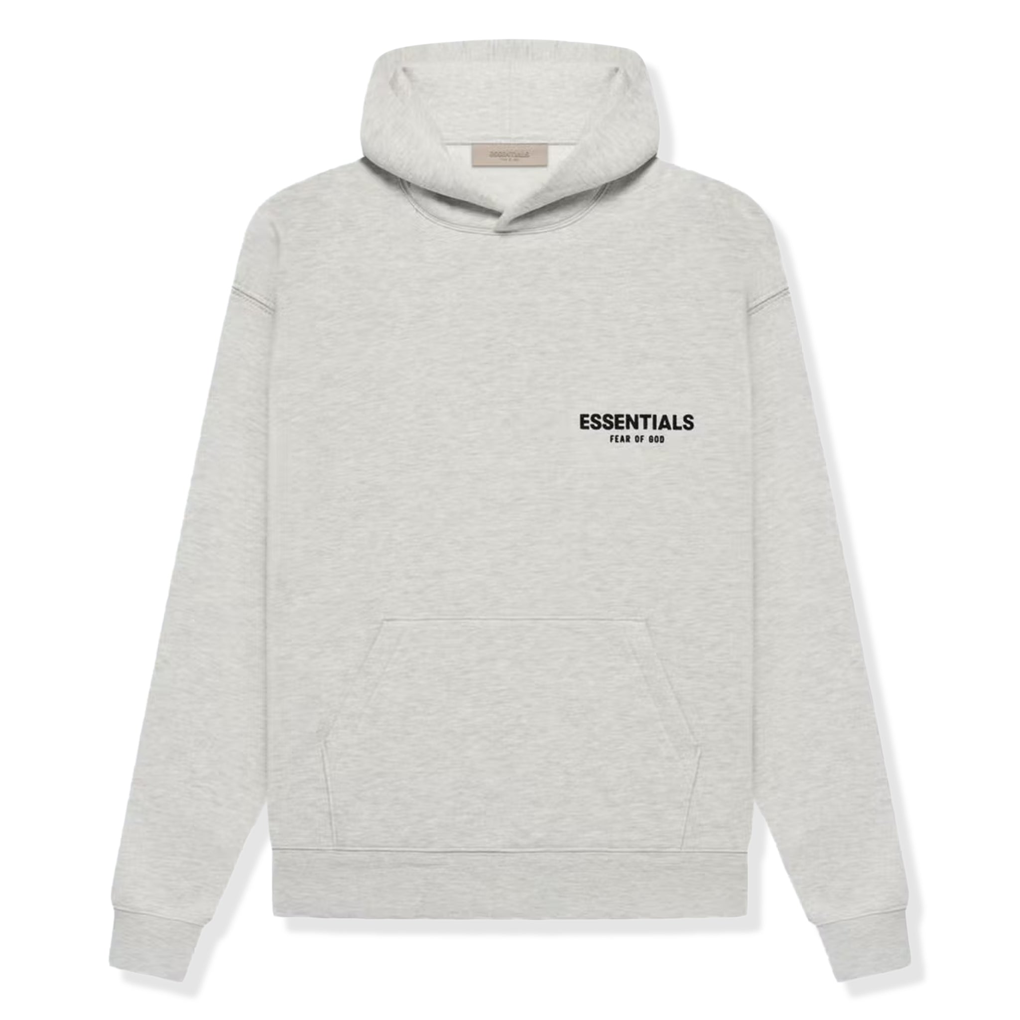 Image of Fear Of God Essentials Light Heather Oatmeal Hoodie (SS22)